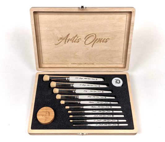 Artis Opus: Series D PLUS - DryBrush FULL Set (10 Brushes)