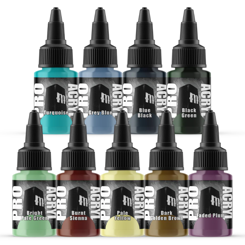 Monument Pro Acryl Sets - Expansion Set 3 – 9 Colors - Warhaus