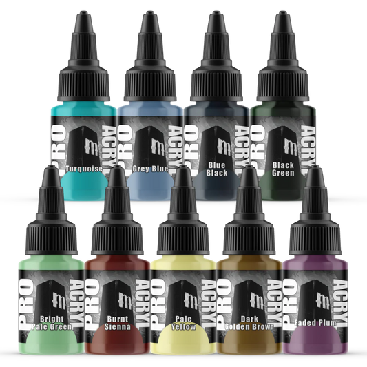 Monument Pro Acryl Sets - Expansion Set 3 – 9 Colors - Warhaus