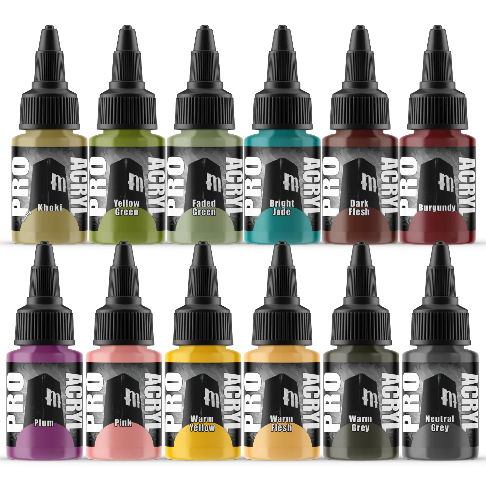 Monument Pro Acryl Sets - Expansion Set 4 – 12 Colors - Warhaus