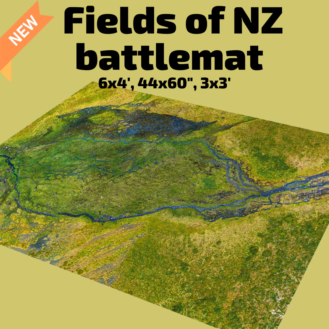 AK 6' x 4' Fields of NZ Battlemat