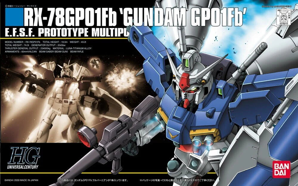 Bandai: HGUC 1/144 RX-78 GP01Fb