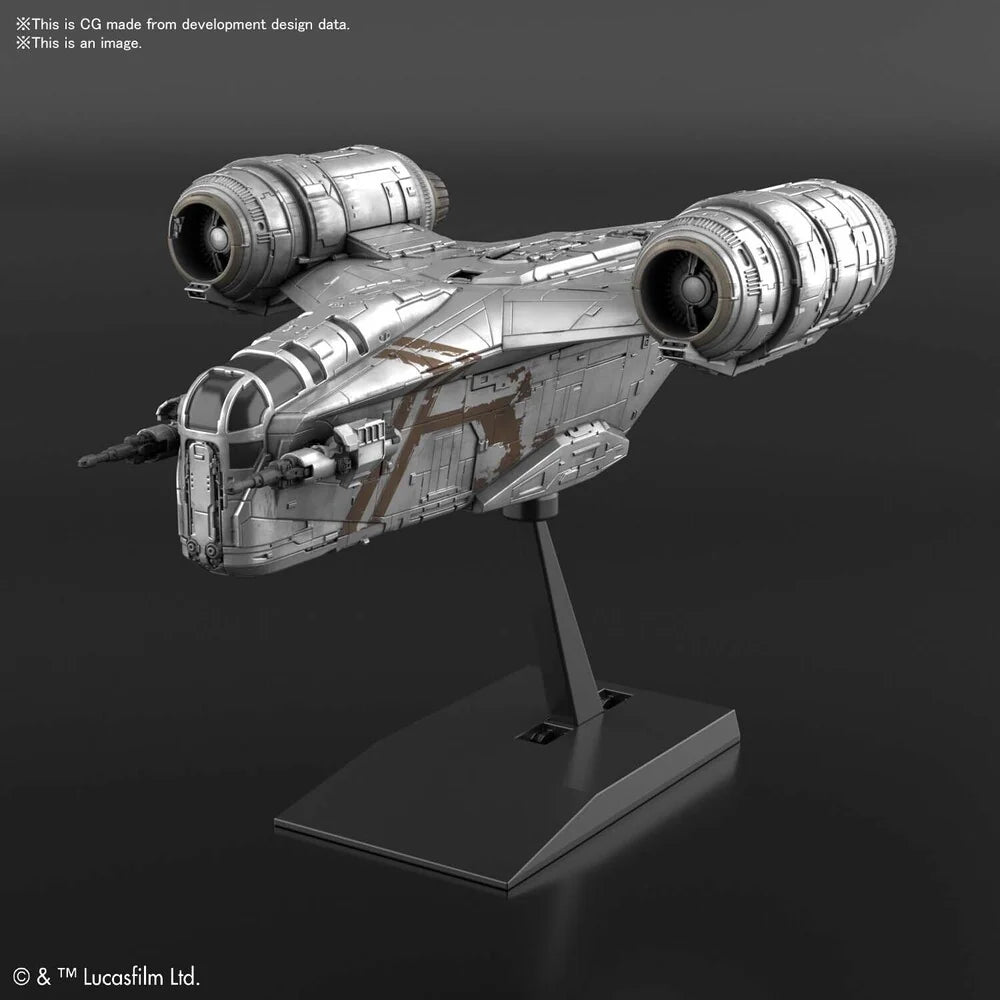 Bandai: Star Wars - Vehicle Model EX018 Razor Crest Silver Coating Ver.