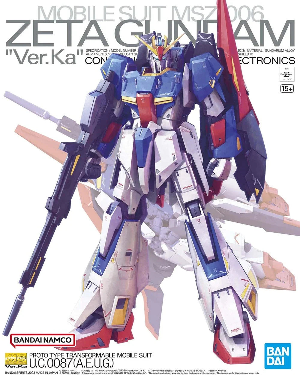 Bandai: MG 1/100 Zeta Gundam Ver. Ka