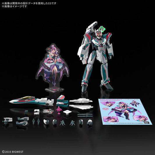 Bandai: HG 1/100 VF-31S Siegfried (Arad Molders Use) Deluxe Set