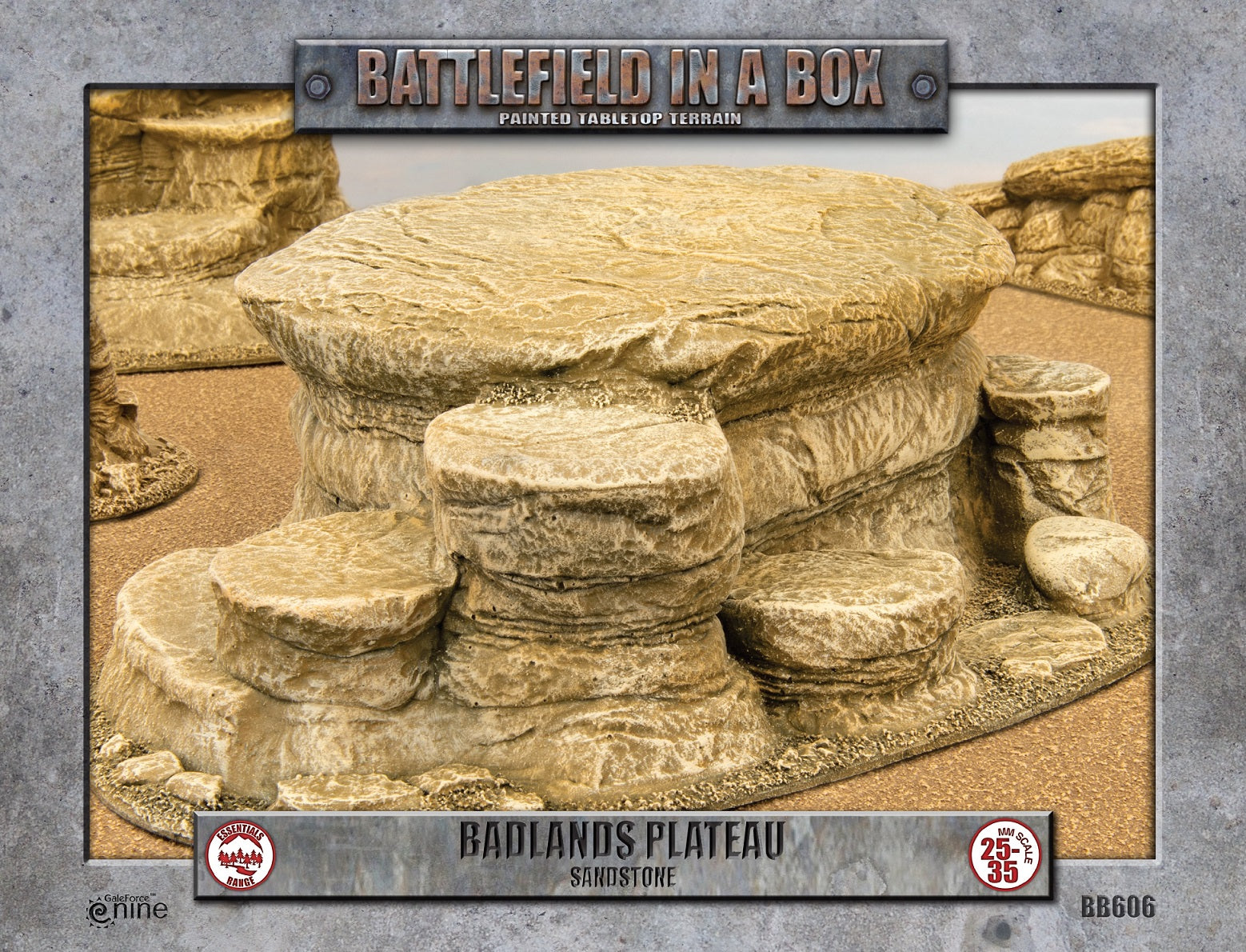 Battlefield in a Box: Badlands - Plateau Sandstone