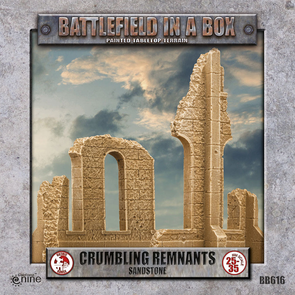 Battlefield in a Box: Gothic Battlefields - Crumbling Remnants Sandstone