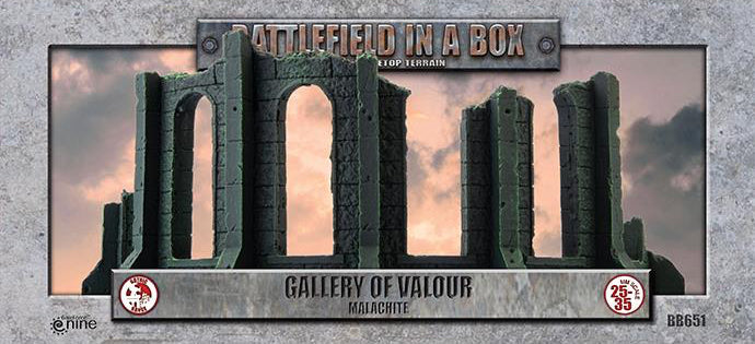Battlefield in a Box: Gothic Battlefields - Gallery of Valour Malachite - Warhaus