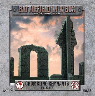 Battlefield in a Box: Gothic Battlefields - Crumbling Remnants Malachite