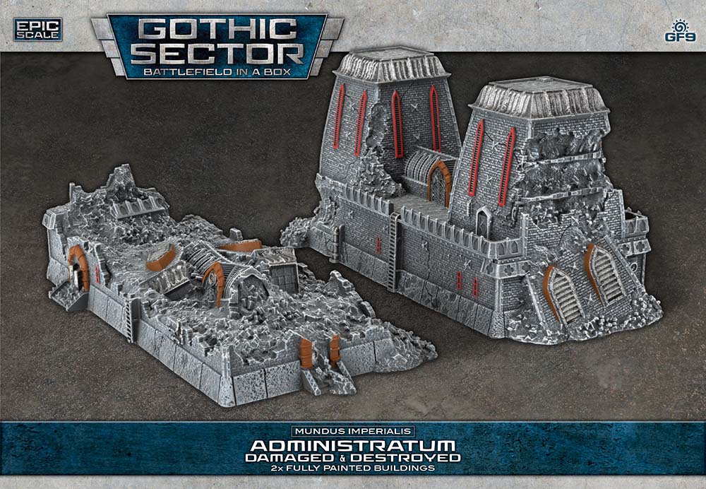 Mundus Imperialis - Administratum (Damaged & Destroyed x2)