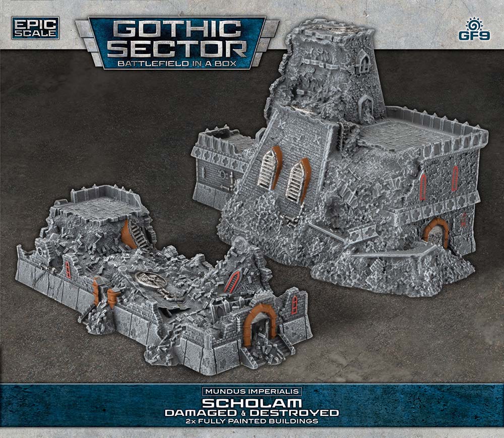 Mundus Imperialis - Scholam (Damaged & Destroyed x2)