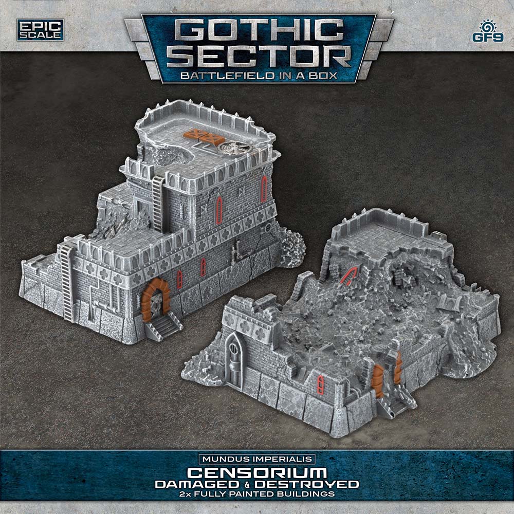 Mundus Imperialis - Censorium (Damaged & Destroyed x2)