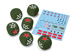 World of Tanks Expansion - U.S.S.R. Dice (x6) & Decal (x1) - Warhaus