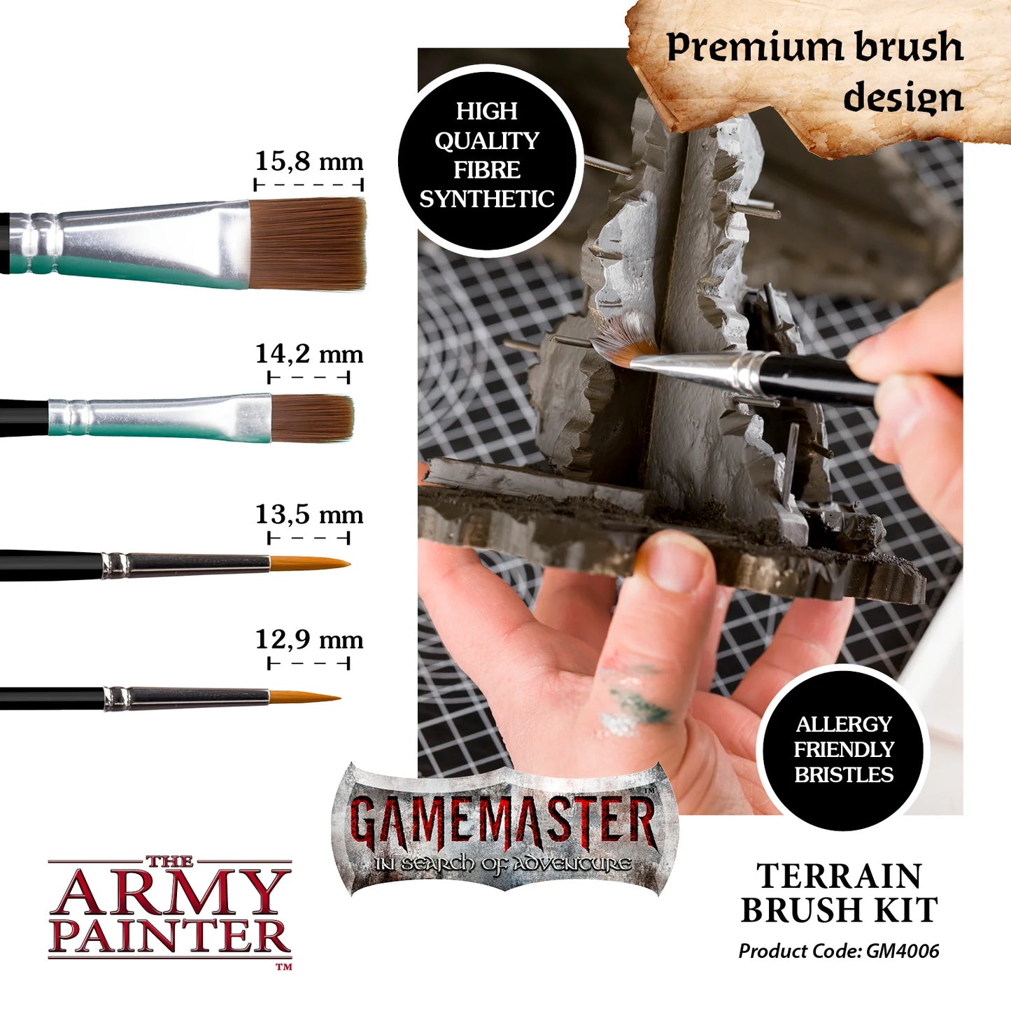 Army Painter: GameMaster Terrain Brush Kit