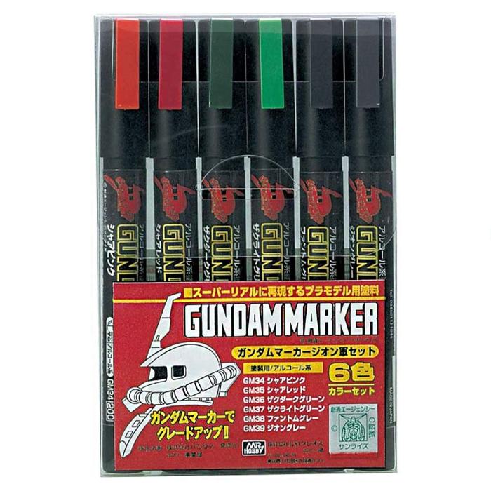 Gundam Marker - Zeon Marker Set - Warhaus