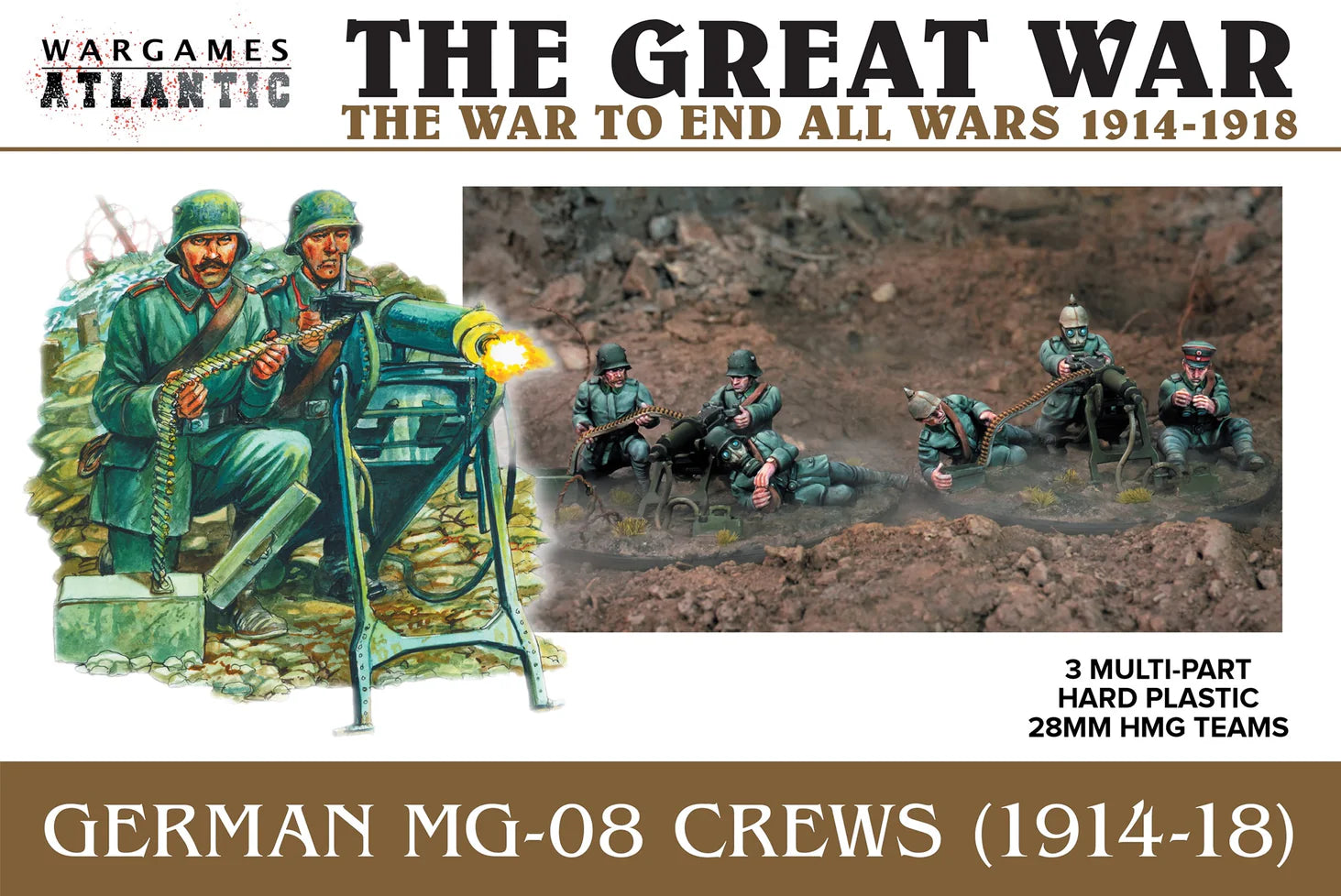 Wargames Atlantic: Great War - German MG-08 Crews (1914-1918)