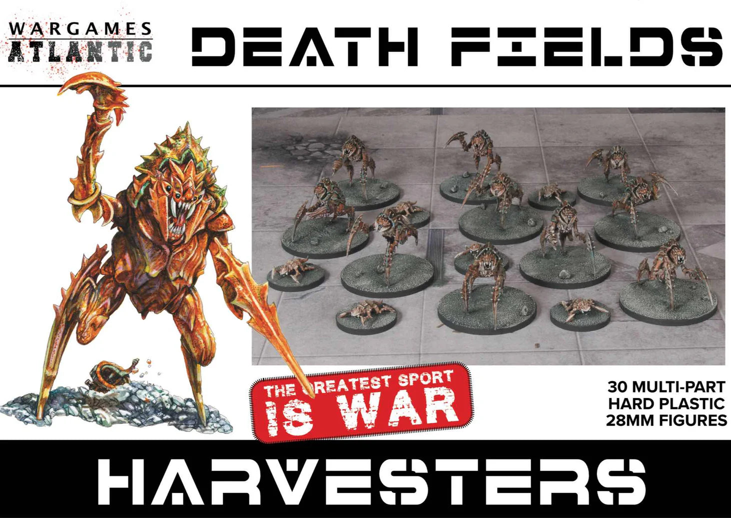 Wargames Atlantic: Death Fields - Harvesters - Alien Bugs