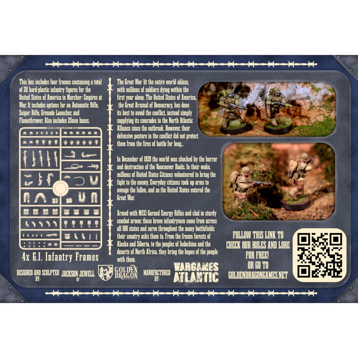 Wargames Atlantic: Marcher - United States Infantry