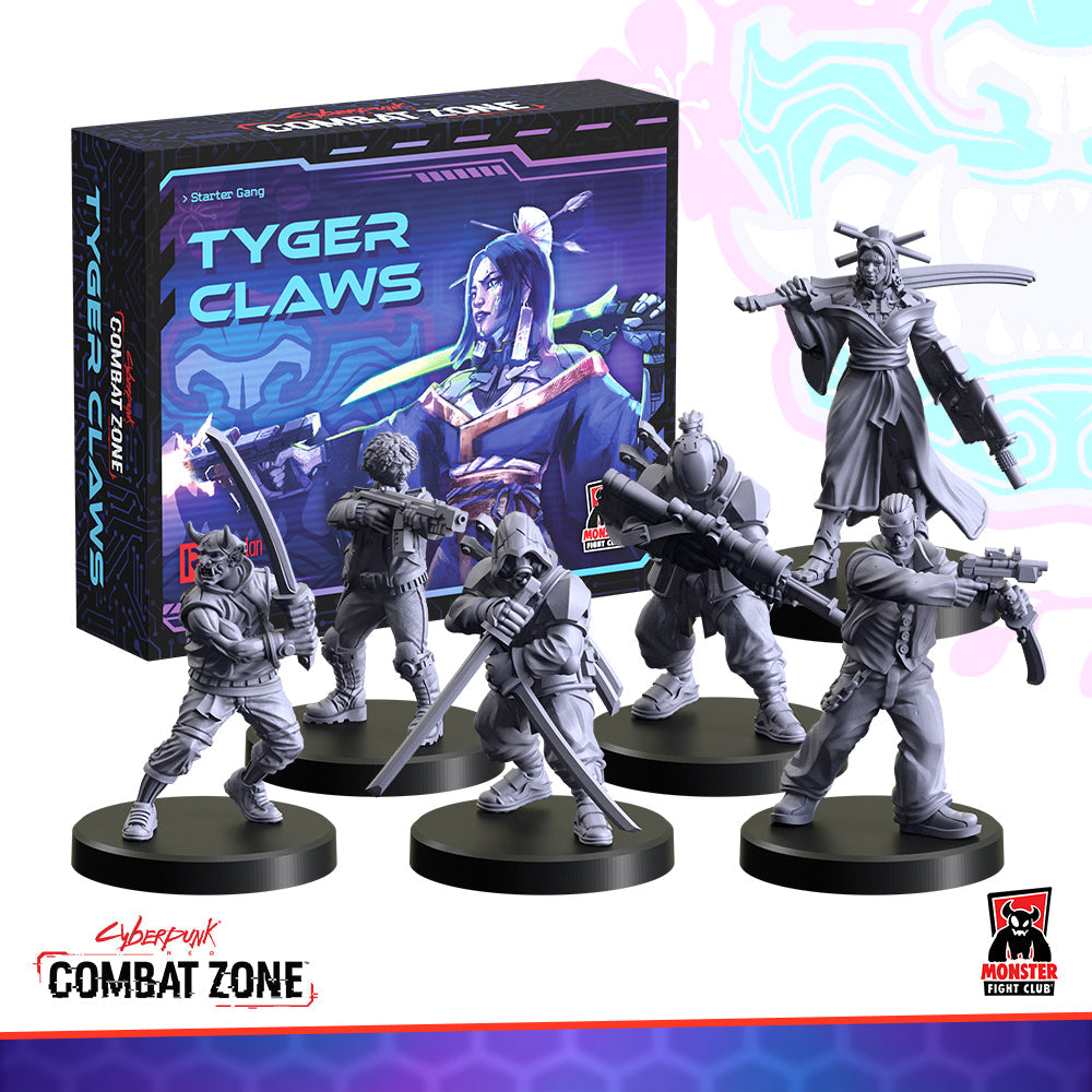 Cyberpunk RED: Combat Zone: Tyger Claw Faction Starter Box