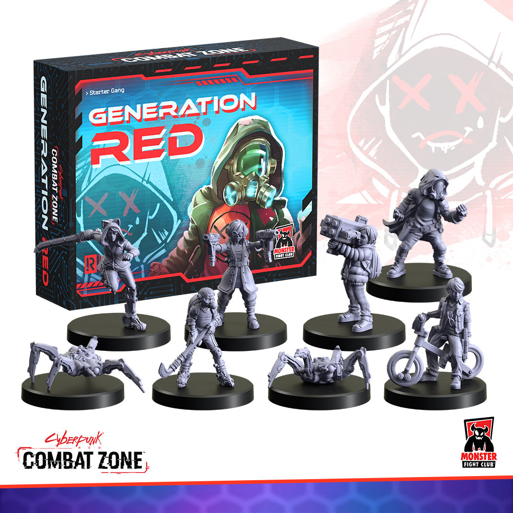 Cyberpunk RED: Combat Zone: Generation RED Starter