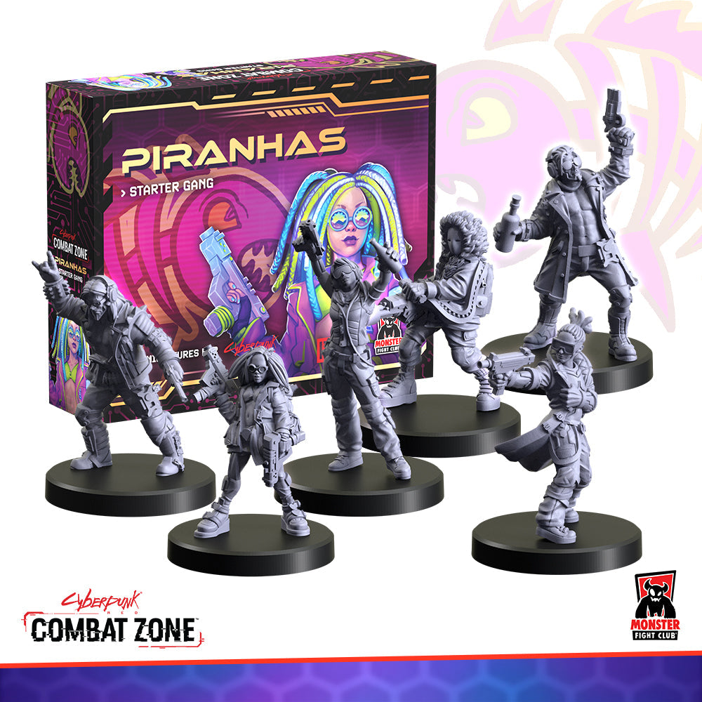 Cyberpunk RED: Combat Zone: Piranhas Starter Box