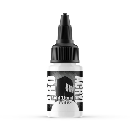 Monument Pro Acryl - Bold Titanium White 22ml - Warhaus