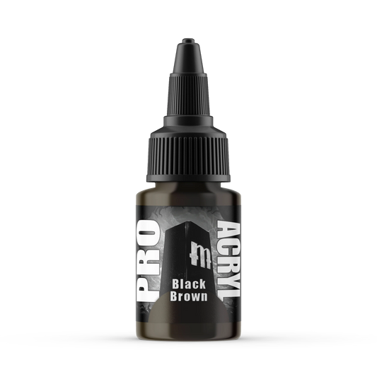 Monument Pro Acryl - Black Brown 22ml - Warhaus