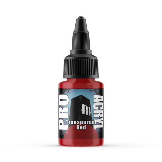 Monument Pro Acryl - Transparent Red 22ml - Warhaus