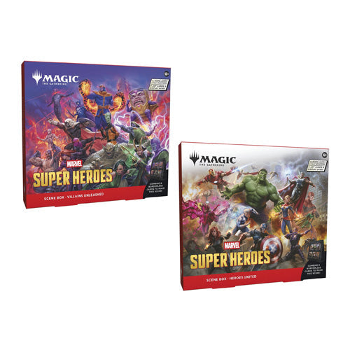 Magic the Gathering Marvel Super Heroes Scene Box (Pair)