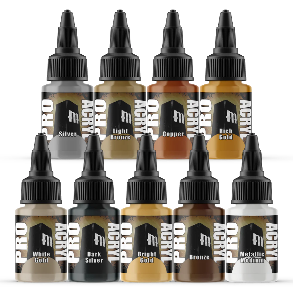 Monument Pro Acryl Sets - Metallic Set – 9 Colors - Warhaus