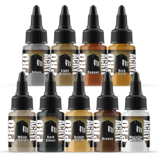 Monument Pro Acryl Sets - Metallic Set – 9 Colors - Warhaus