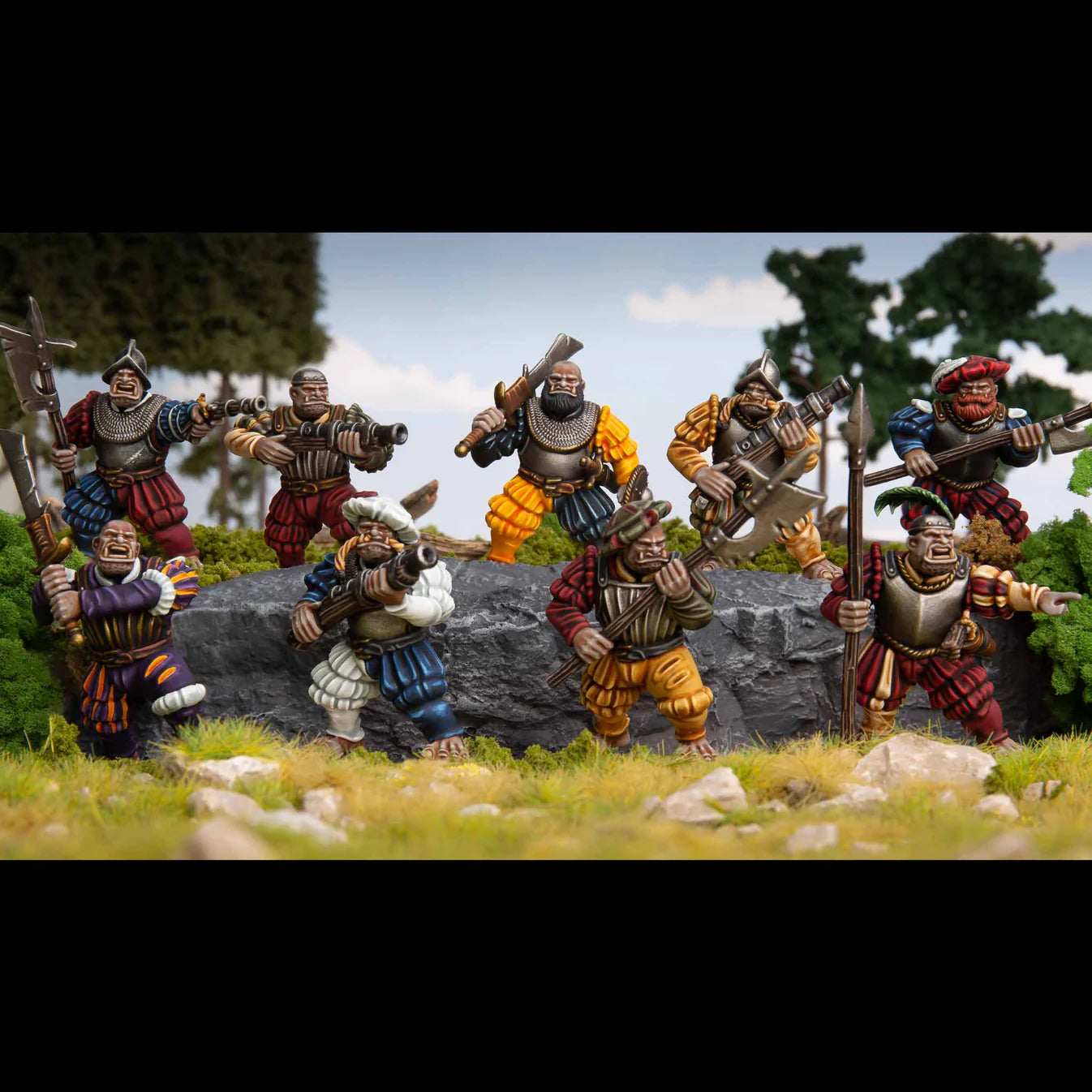 Wargames Atlantic: Classic Fantasy - Landsknecht Ogres - Warhaus