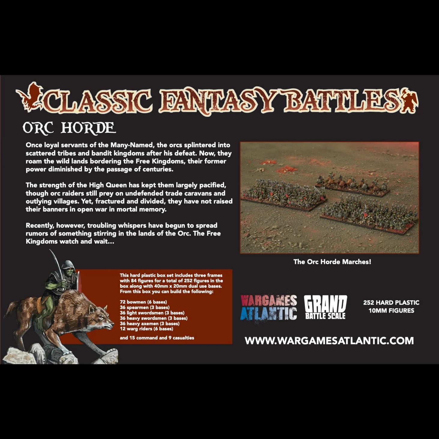 Wargames Atlantic: Classic Fantasy Battles - Orc Horde
