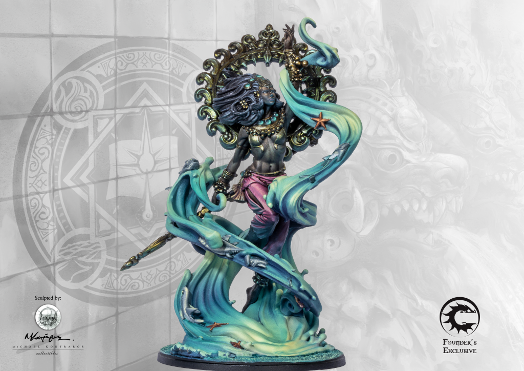 Conquest - Sorcerer Kings: Founder's Exclusive Bound to the Elements - Water - miniature