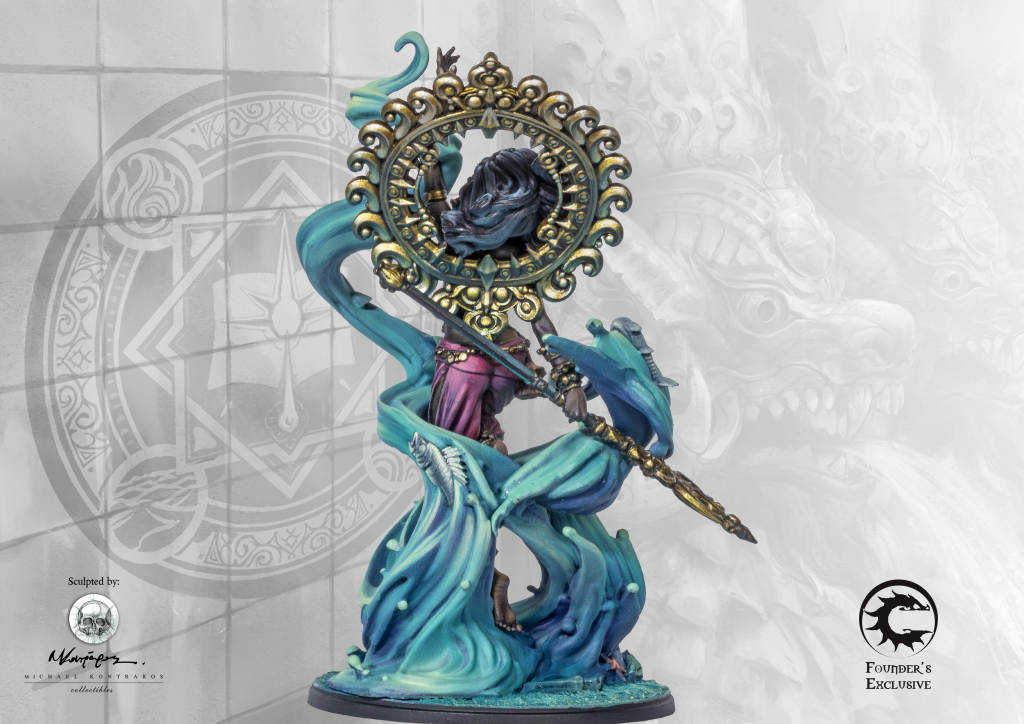 Conquest - Sorcerer Kings: Founder's Exclusive Bound to the Elements - Water - miniature