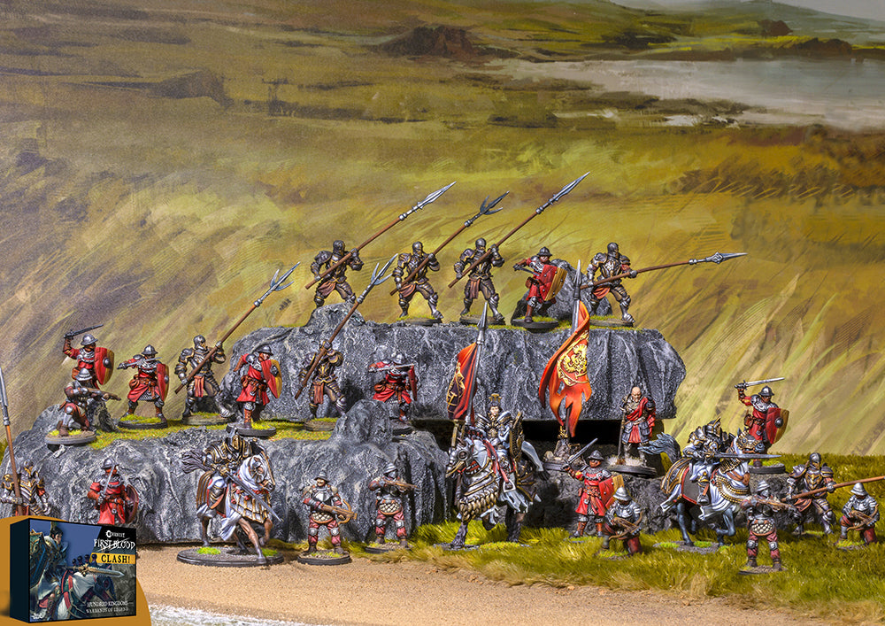Conquest - Hundred Kingdoms: First Blood: Clash! Warbands of Legend - contents