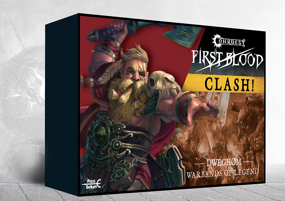 Conquest - Dweghom: First Blood: Clash! Warbands of Legend - box