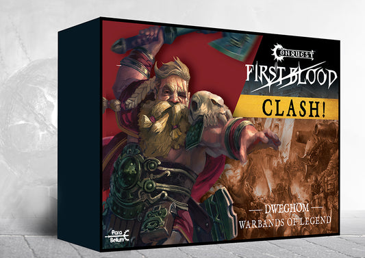 Conquest - Dweghom: First Blood: Clash! Warbands of Legend - box