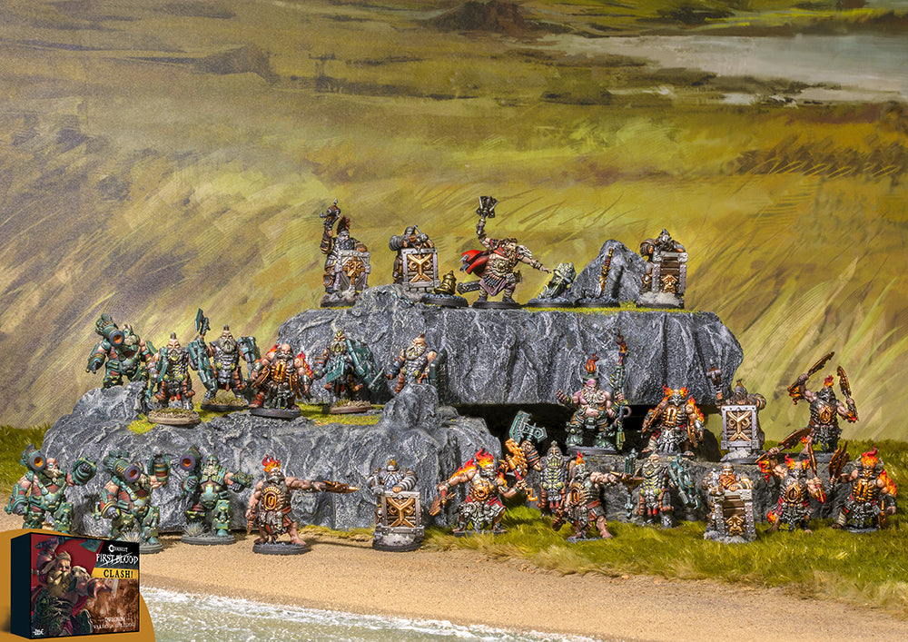 Conquest - Dweghom: First Blood: Clash! Warbands of Legend - contents