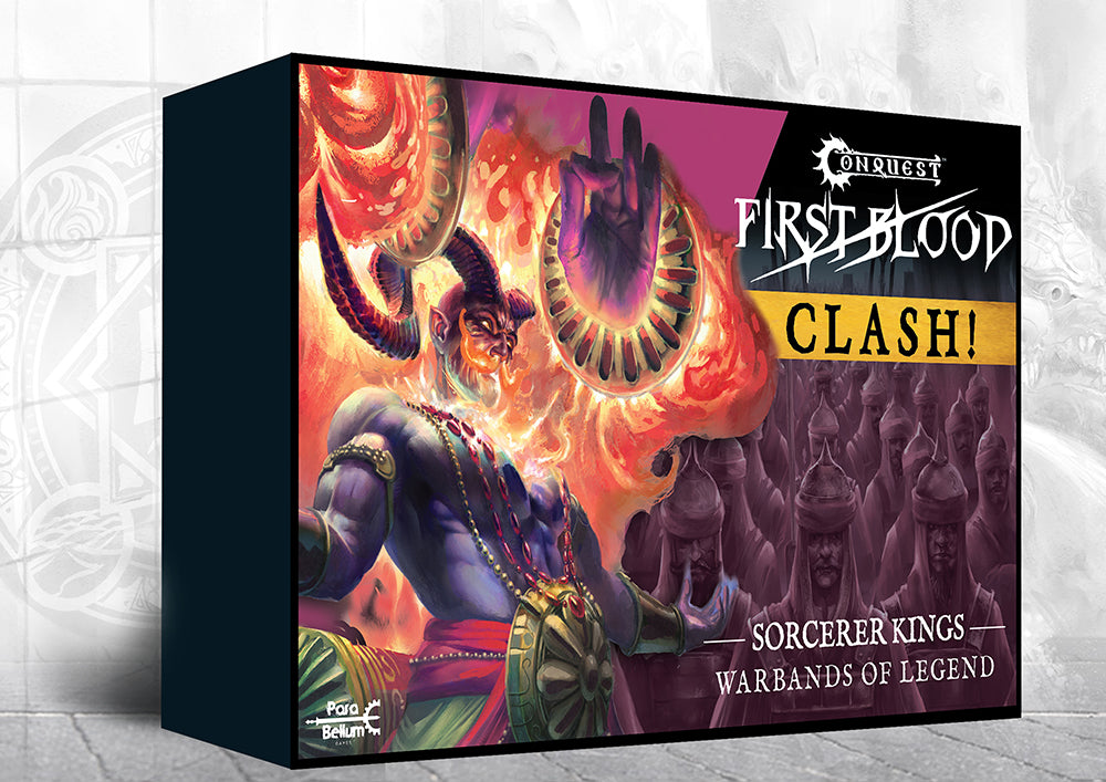 Conquest - Sorcerer Kings: First Blood: Clash! Warbands of Legend - box