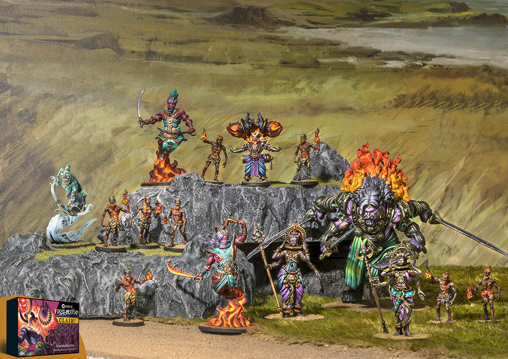 Conquest - Sorcerer Kings: First Blood: Clash! Warbands of Legend - contents