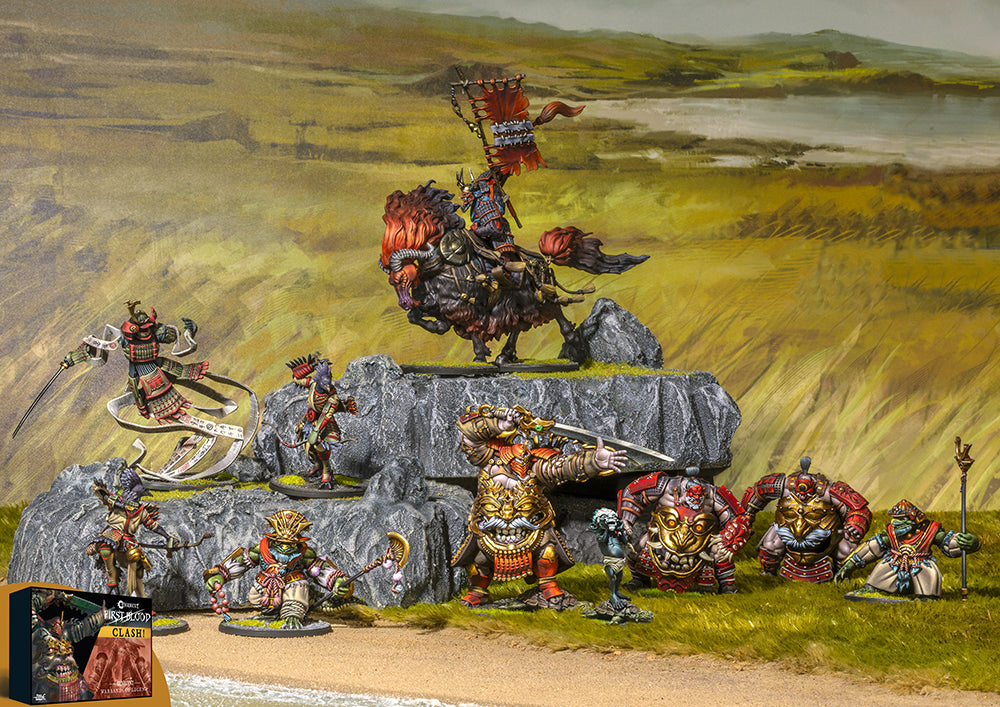 Conquest - Yoroni: First Blood: Clash! Warbands of Legend - contents