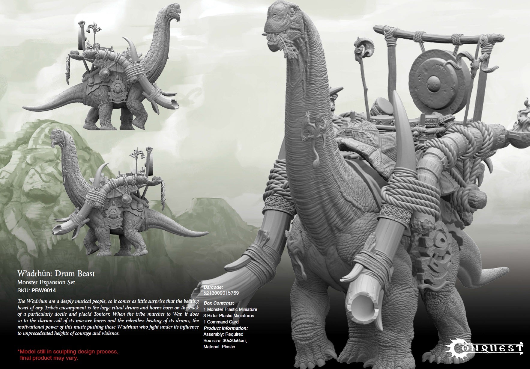 Conquest - W’adrhŭn: Drum Beast (Wadrhun)