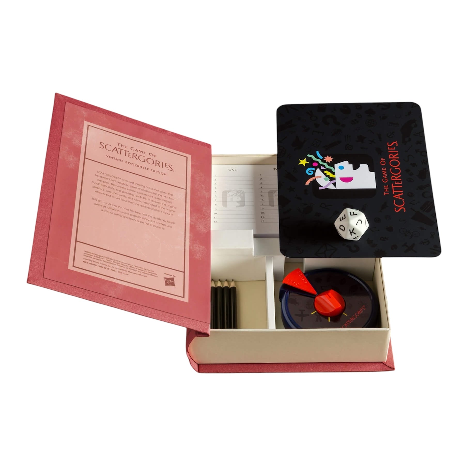 Scattergories Vintage Bookshelf Edition Board Game - Warhaus