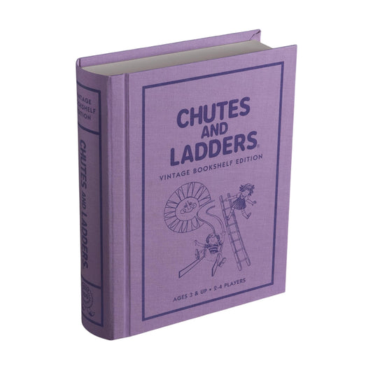Chutes & Ladders Vintage Bookshelf Edition Board Game - Warhaus