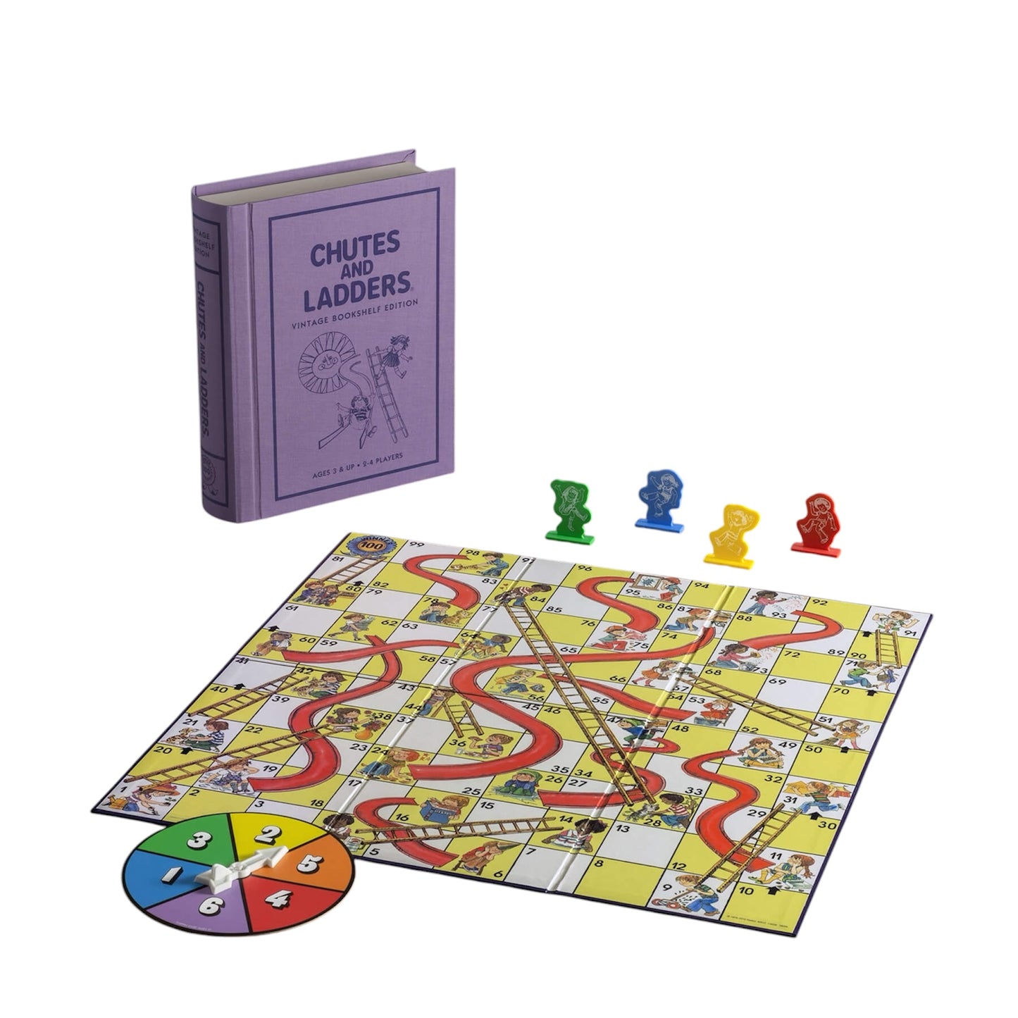 Chutes & Ladders Vintage Bookshelf Edition Board Game - Warhaus