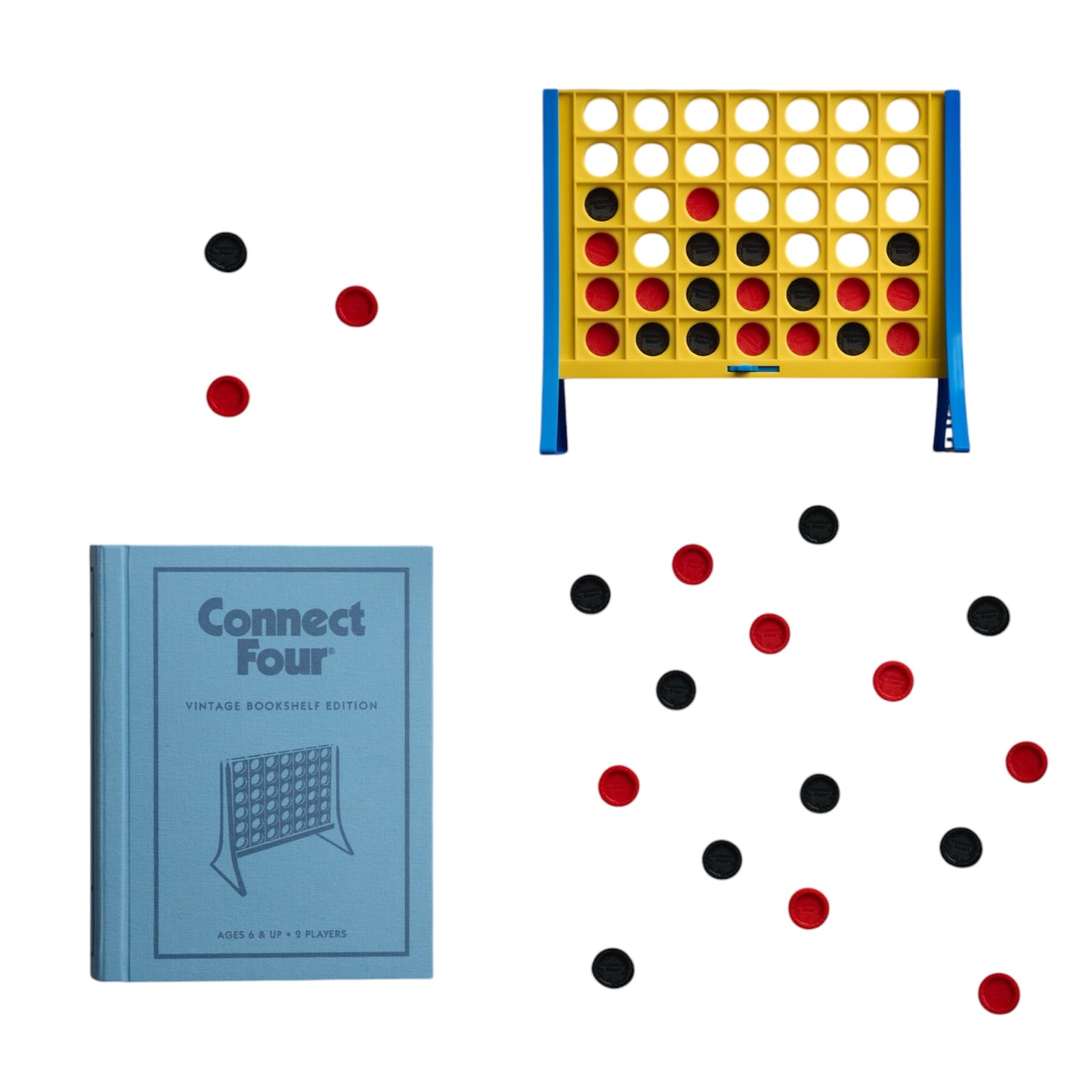 Connect 4 Vintage Bookshelf Edition Board Game - Warhaus