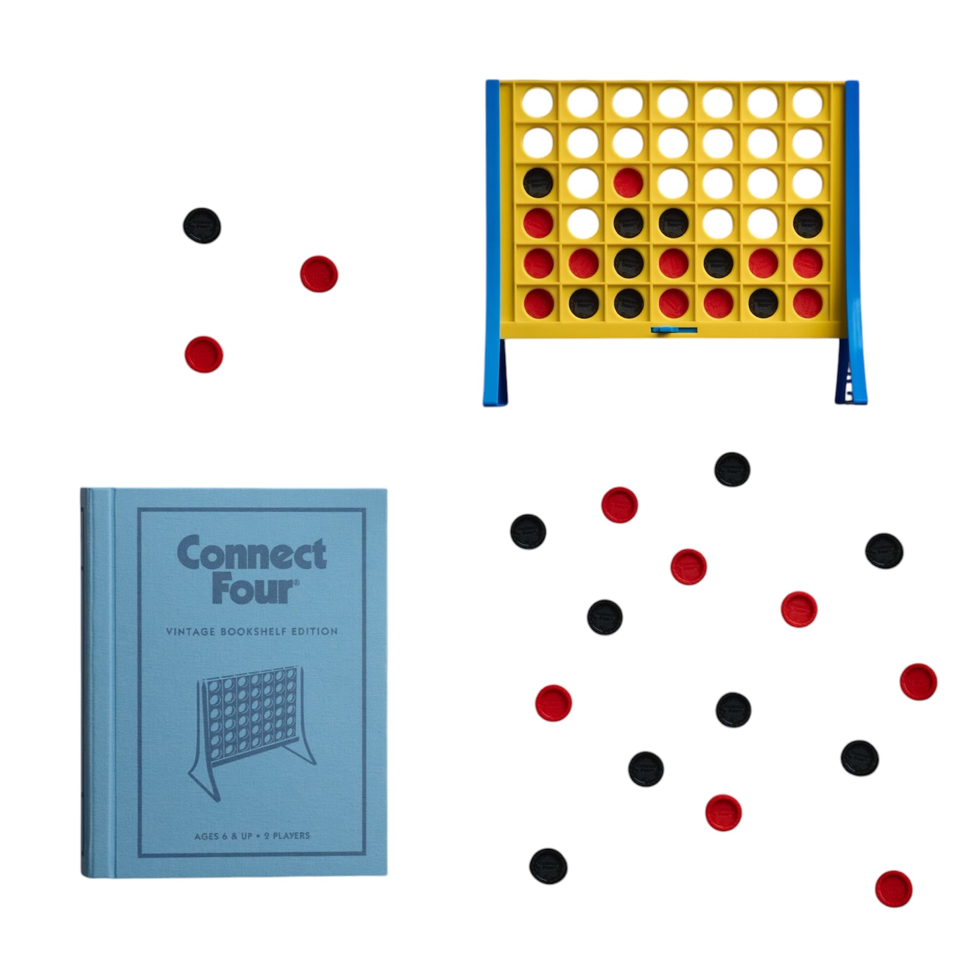 Connect 4 Vintage Bookshelf Edition Board Game