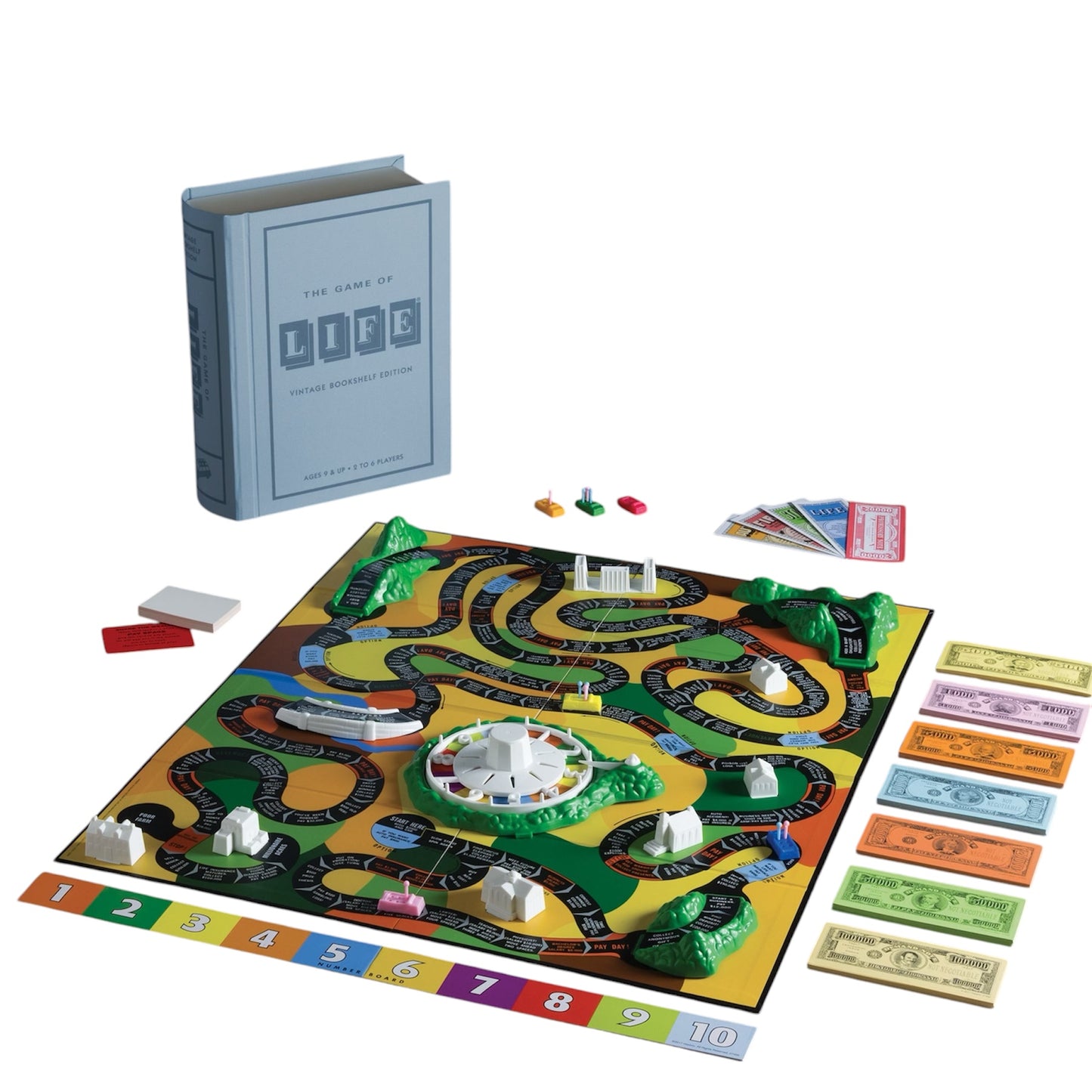 The Game of Life Vintage Bookshelf Edition Board Game - Warhaus