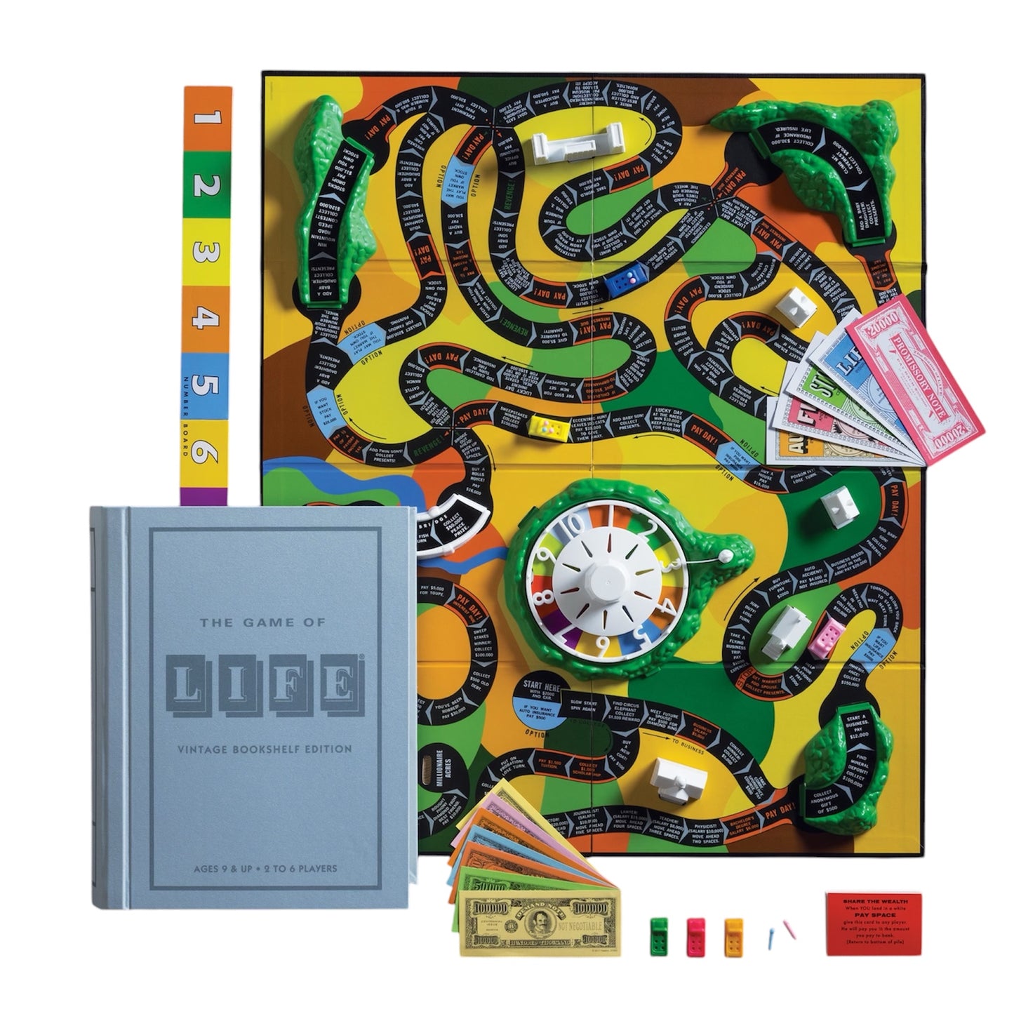 The Game of Life Vintage Bookshelf Edition Board Game - Warhaus